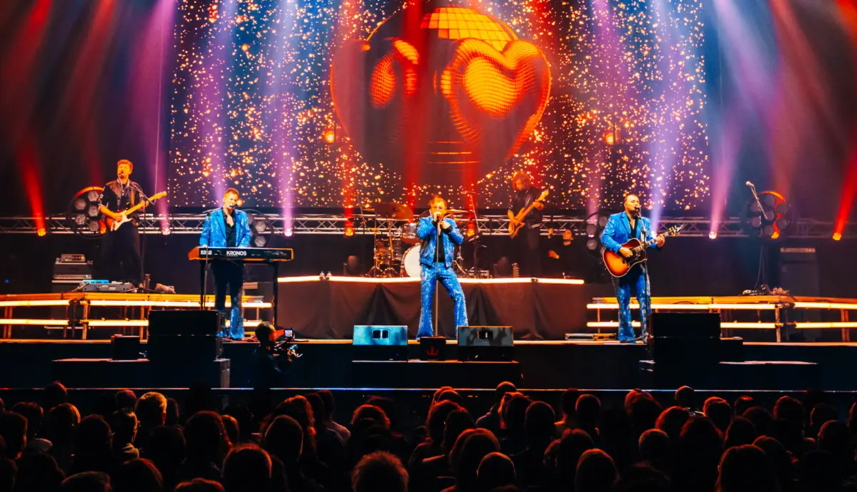 Bild zur Pressemitteilung Bee Gees by Maincourse: Europas Tribute Band des Jahres