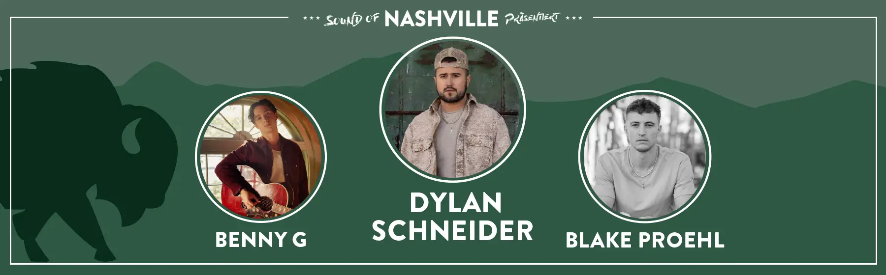 Tour-Foto von DYLAN SCHNEIDER, BENNY G, BLAKE PROEHL in landscape Format