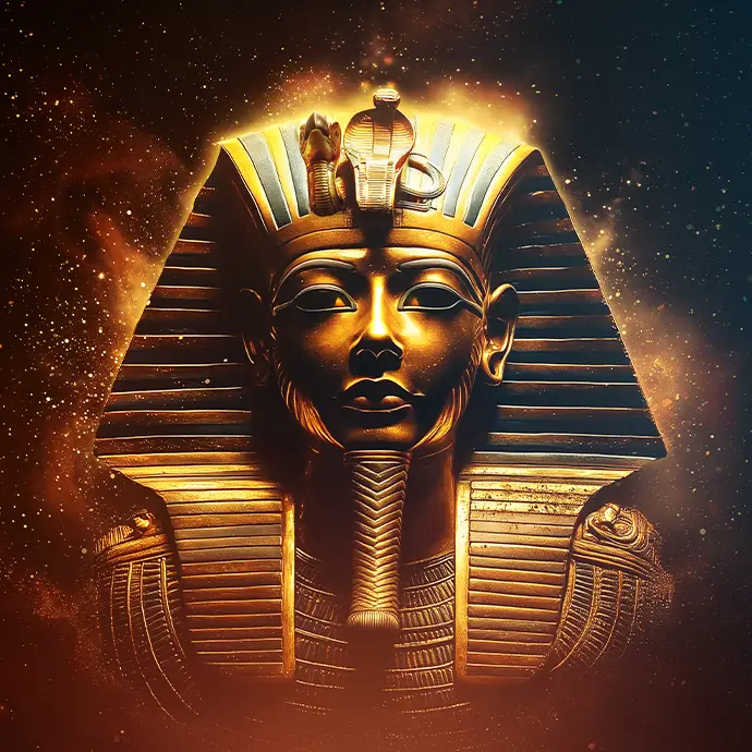 Künstler-Foto von Treasures of Tutankhamun in square Format