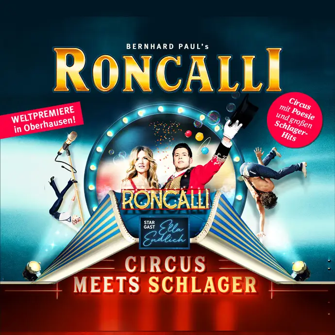 Tour-Foto von Bernhard Paul präsentiert Circus-Theater RONCALLI in square Format