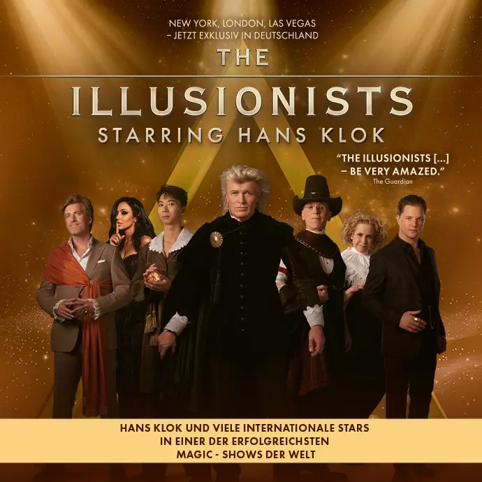 Tour-Foto von starring Hans Klok in square Format