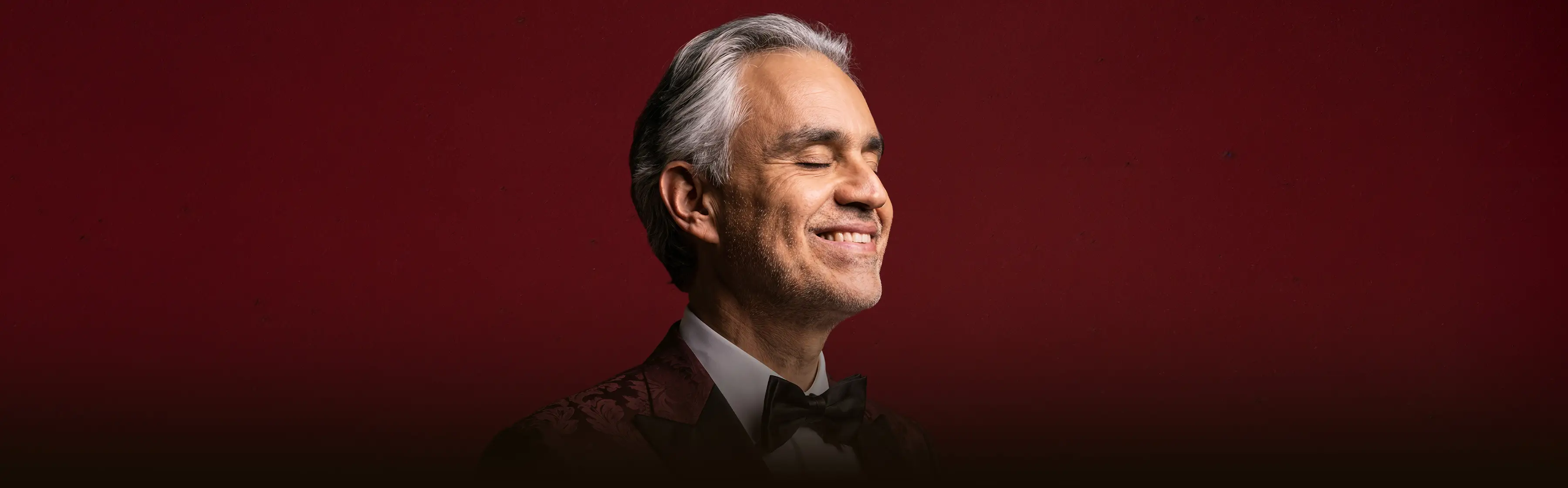 Künstler-Foto von Andrea Bocelli in landscape Format