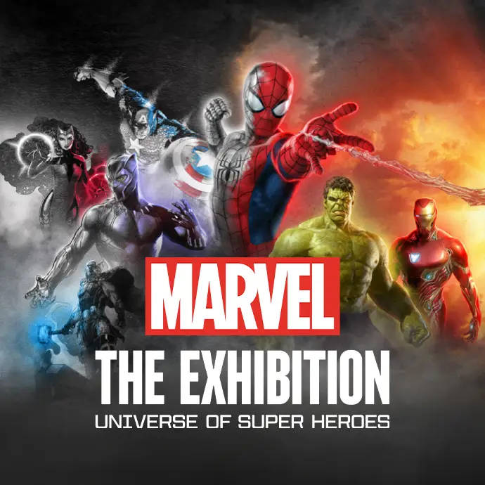Tour-Foto von Marvel: Die Ausstellung - Universe Of Super Heroes in square Format
