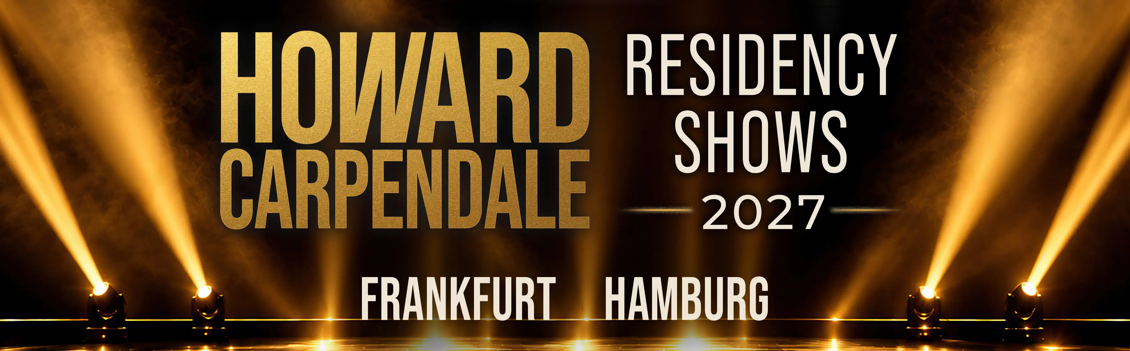 Tour-Foto von Howard Carpendale 2027 in landscape Format
